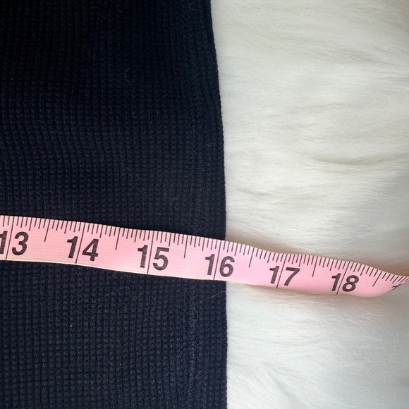 Guess Black Waffle Lounging Pants/Drawstring Waist - Picture 12 of 14